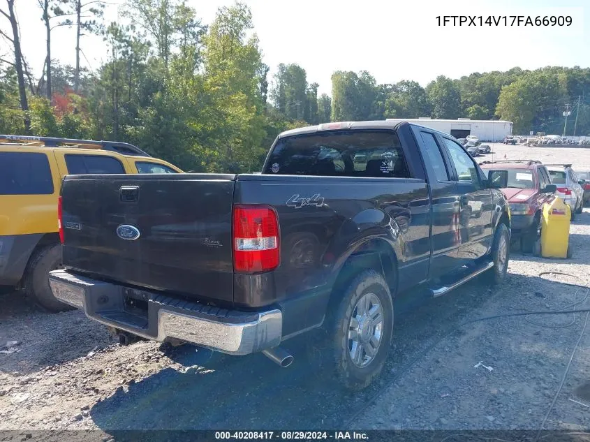 2007 Ford F-150 Fx4/Lariat/Xl/Xlt VIN: 1FTPX14V17FA66909 Lot: 40208417