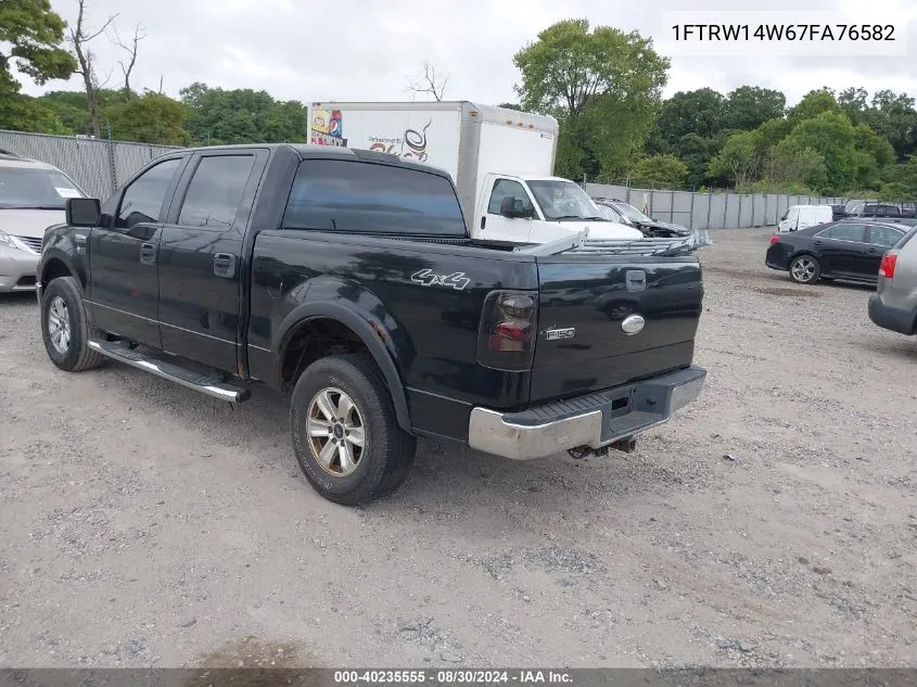 1FTRW14W67FA76582 2007 Ford F-150 Xlt