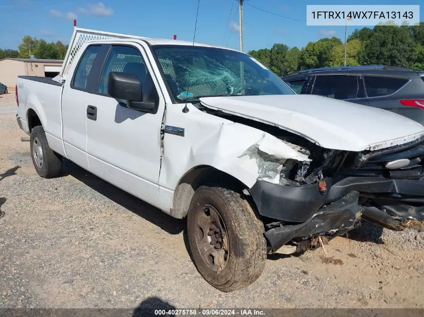 2007 Ford F-150 Fx4/Stx/Xl/Xlt VIN: 1FTRX14WX7FA13143 Lot: 40275758