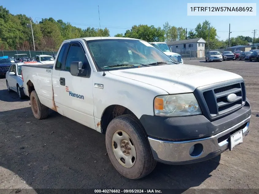 2007 Ford F-150 Stx/Xl/Xlt VIN: 1FTRF12W57NA68692 Lot: 40276682