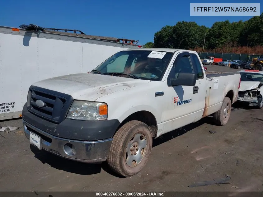 2007 Ford F-150 Stx/Xl/Xlt VIN: 1FTRF12W57NA68692 Lot: 40276682