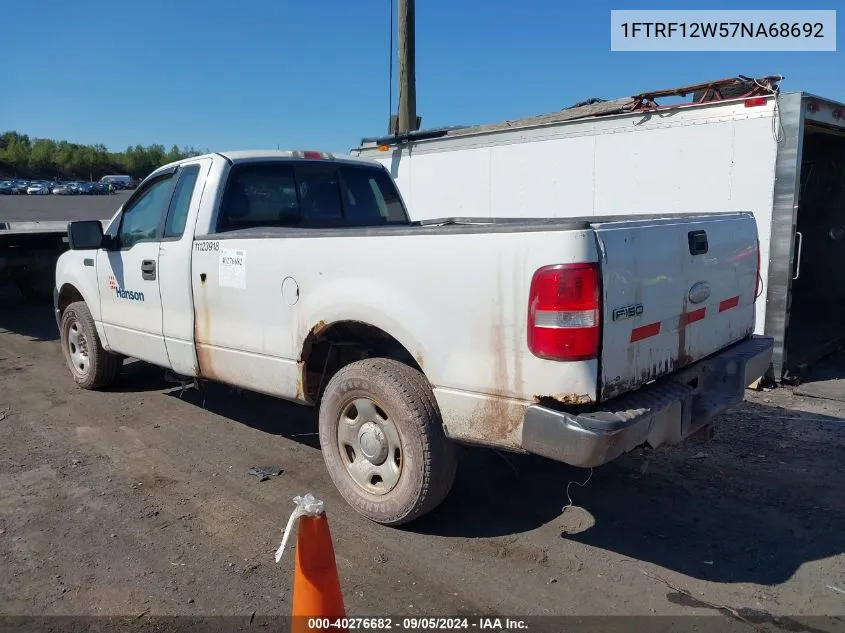 2007 Ford F-150 Stx/Xl/Xlt VIN: 1FTRF12W57NA68692 Lot: 40276682