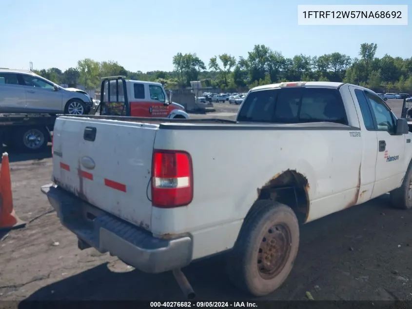 2007 Ford F-150 Stx/Xl/Xlt VIN: 1FTRF12W57NA68692 Lot: 40276682