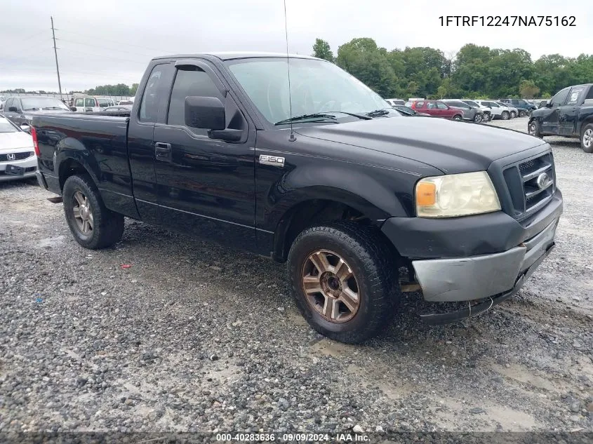 2007 Ford F-150 Stx/Xl/Xlt VIN: 1FTRF12247NA75162 Lot: 40283636