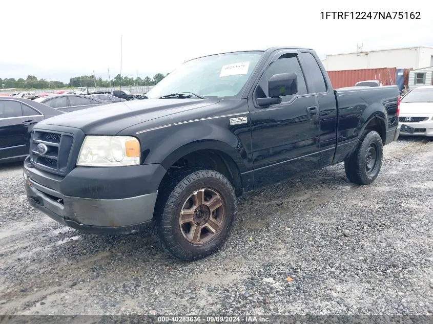 2007 Ford F-150 Stx/Xl/Xlt VIN: 1FTRF12247NA75162 Lot: 40283636