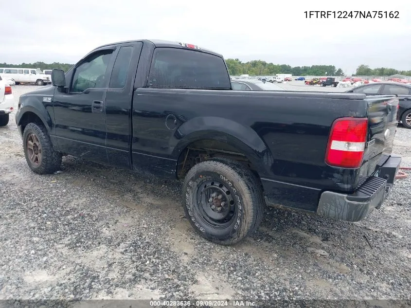 2007 Ford F-150 Stx/Xl/Xlt VIN: 1FTRF12247NA75162 Lot: 40283636