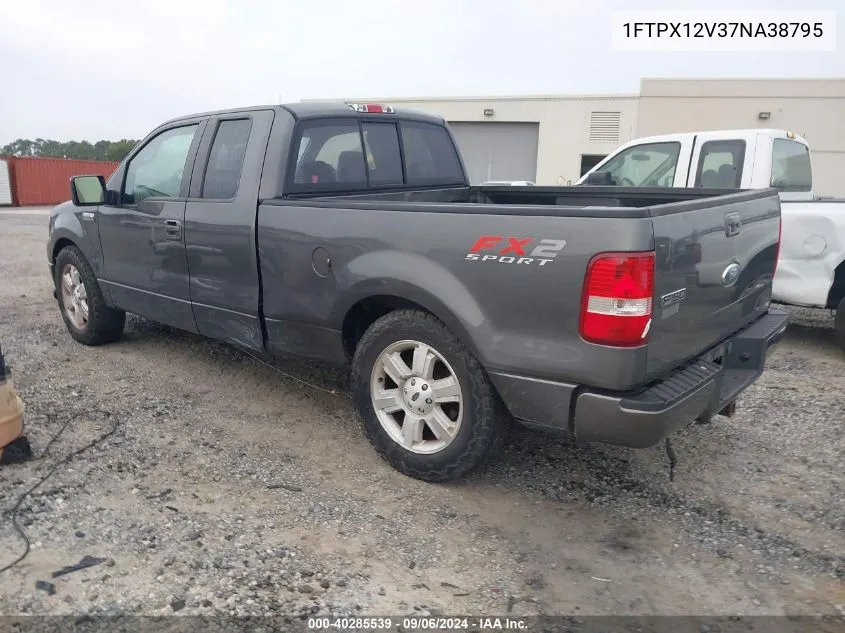 2007 Ford F150 VIN: 1FTPX12V37NA38795 Lot: 40285539