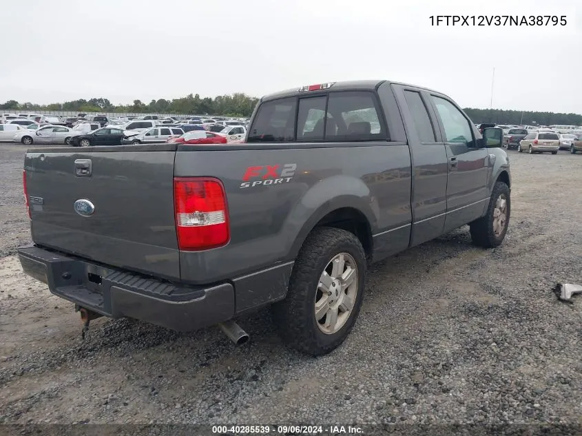 2007 Ford F150 VIN: 1FTPX12V37NA38795 Lot: 40285539