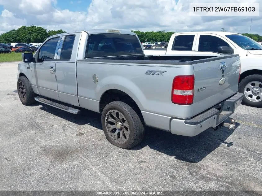 2007 Ford F-150 Stx/Xl/Xlt VIN: 1FTRX12W67FB69103 Lot: 40289313