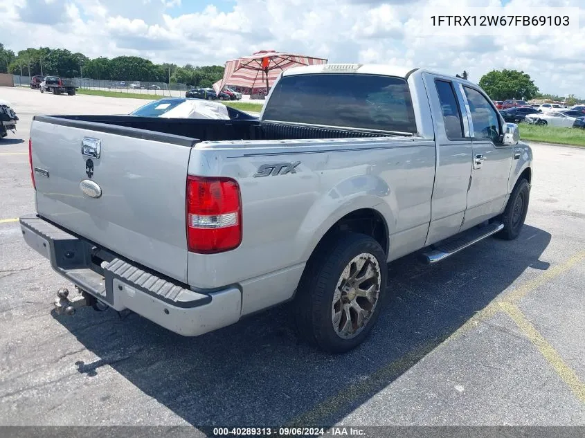 2007 Ford F-150 Stx/Xl/Xlt VIN: 1FTRX12W67FB69103 Lot: 40289313