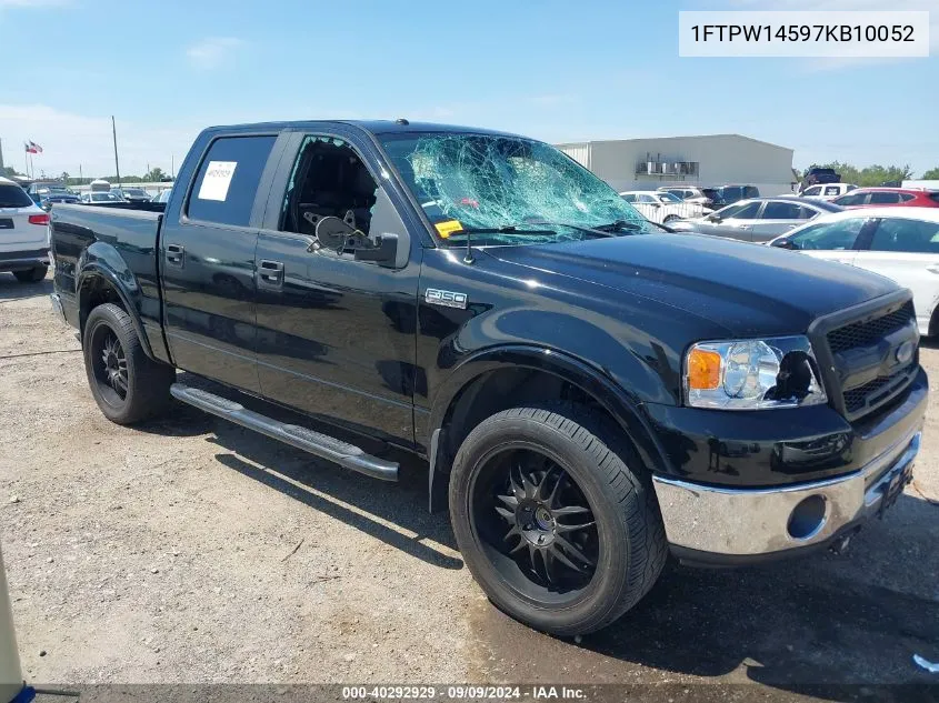 1FTPW14597KB10052 2007 Ford F-150 Fx4/Lariat/Xlt