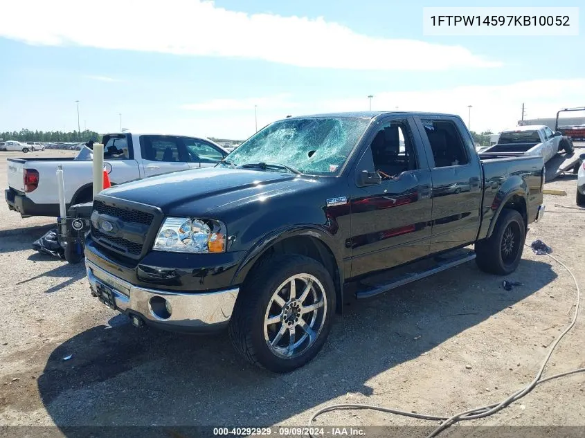 2007 Ford F-150 Fx4/Lariat/Xlt VIN: 1FTPW14597KB10052 Lot: 40292929