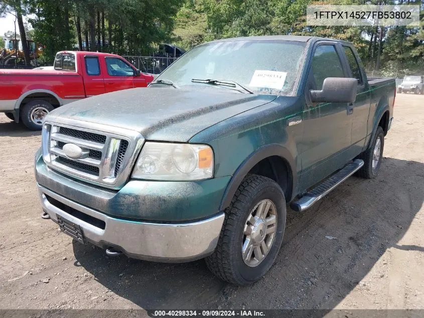 1FTPX14527FB53802 2007 Ford F-150 Fx4/Lariat/Xl/Xlt