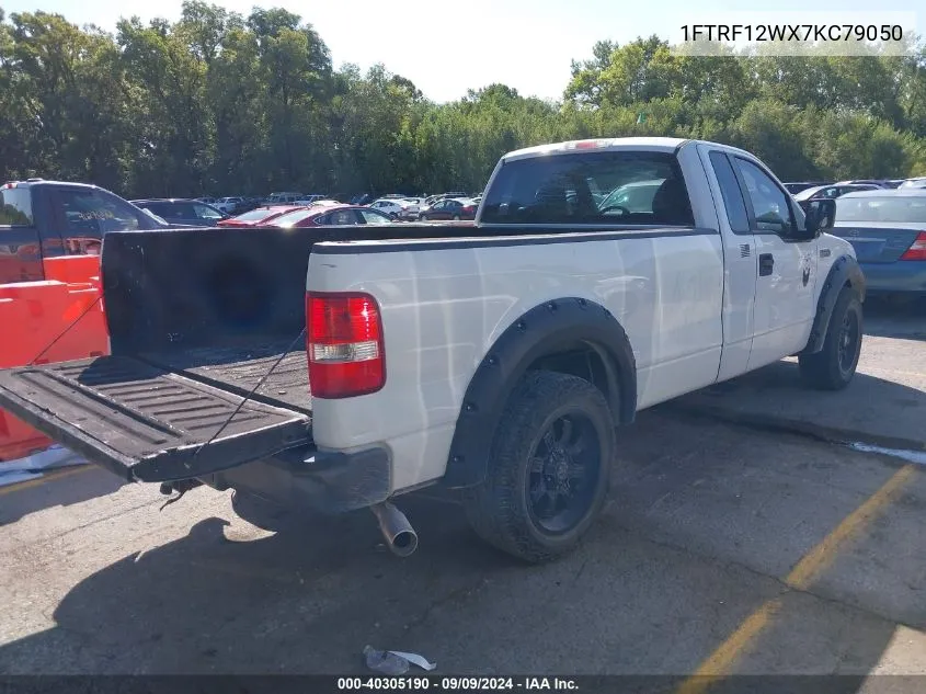 1FTRF12WX7KC79050 2007 Ford F-150 Stx/Xl/Xlt