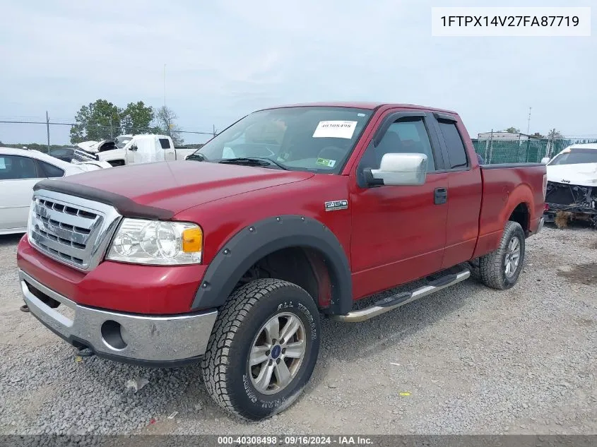 2007 Ford F-150 Fx4/Lariat/Xl/Xlt VIN: 1FTPX14V27FA87719 Lot: 40308498