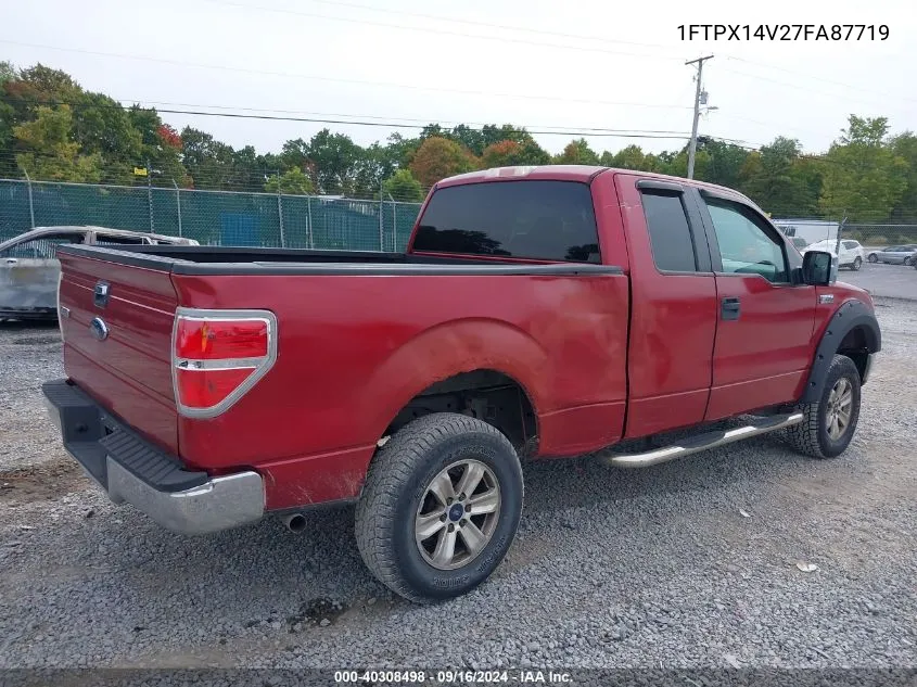 2007 Ford F-150 Fx4/Lariat/Xl/Xlt VIN: 1FTPX14V27FA87719 Lot: 40308498