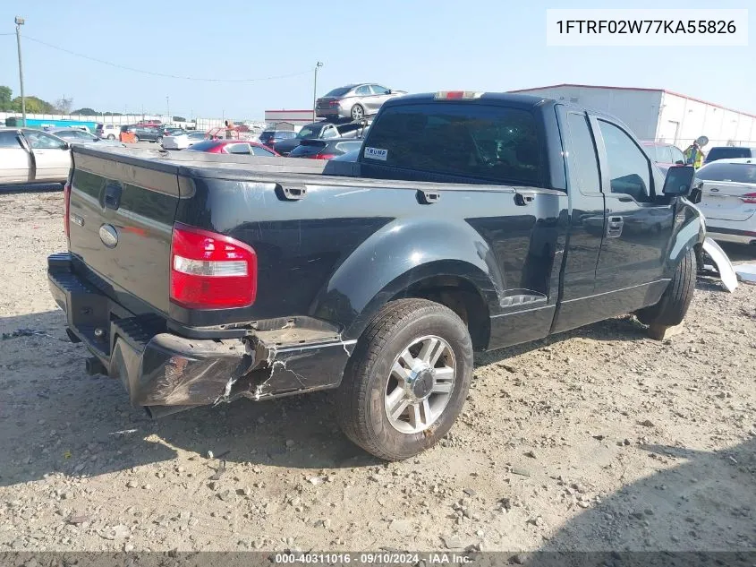 1FTRF02W77KA55826 2007 Ford F-150 Stx/Xlt