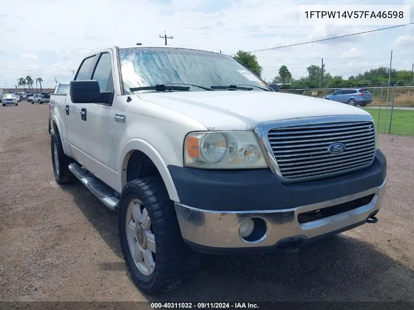 1FTPW14V57FA46598 2007 Ford F-150 Fx4/Lariat/Xlt