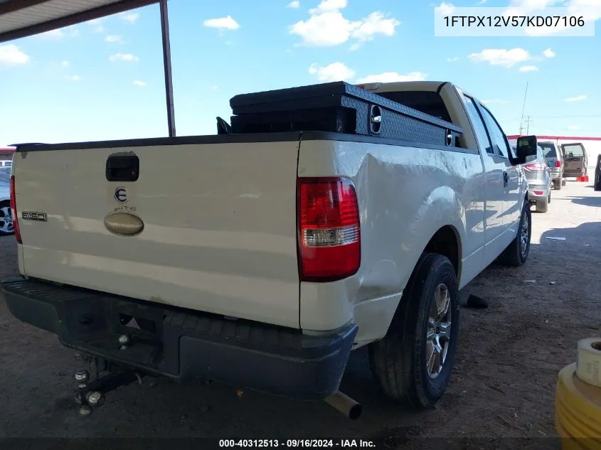 1FTPX12V57KD07106 2007 Ford F-150 Lariat/Stx/Xl/Xlt