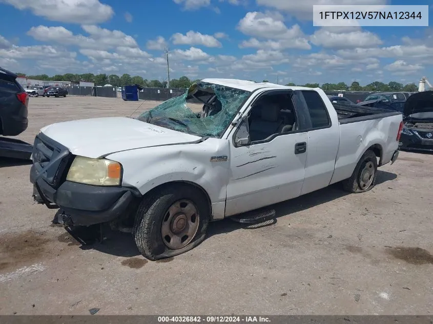 2007 Ford F-150 Lariat/Stx/Xl/Xlt VIN: 1FTPX12V57NA12344 Lot: 40326842