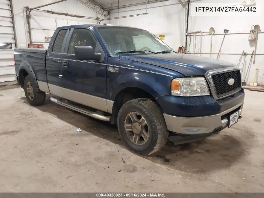 2007 Ford F-150 Fx4/Lariat/Xl/Xlt VIN: 1FTPX14V27FA64442 Lot: 40328923