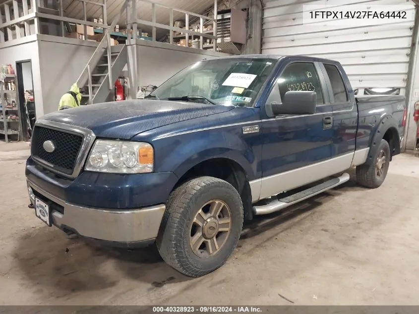 1FTPX14V27FA64442 2007 Ford F-150 Fx4/Lariat/Xl/Xlt