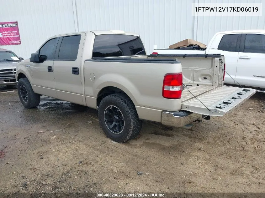 1FTPW12V17KD06019 2007 Ford F-150 Lariat/Xlt