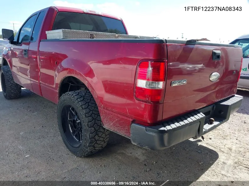 1FTRF12237NA08343 2007 Ford F-150 Stx/Xl/Xlt