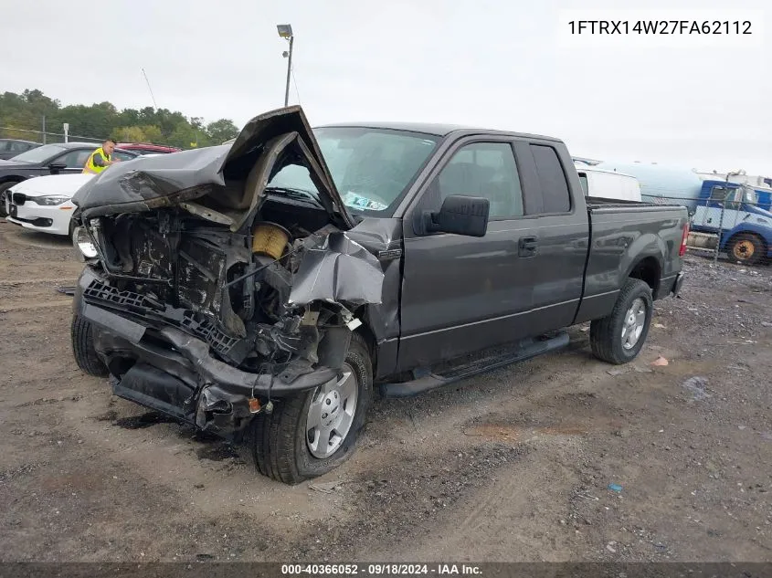 2007 Ford F150 VIN: 1FTRX14W27FA62112 Lot: 40366052