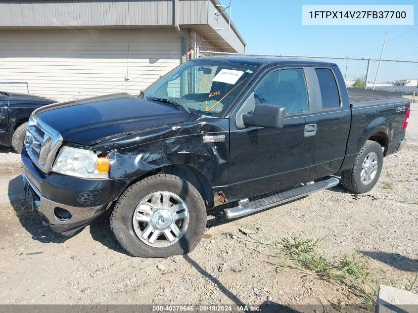 2007 Ford F150 VIN: 1FTPX14V27FB37700 Lot: 40379646