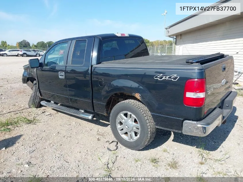 2007 Ford F150 VIN: 1FTPX14V27FB37700 Lot: 40379646