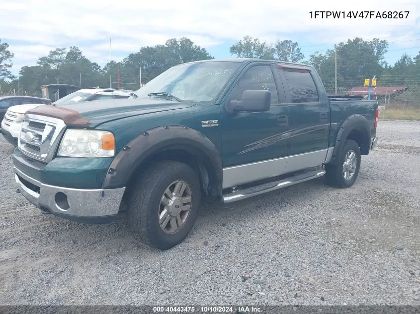 2007 Ford F-150 Fx4/Lariat/Xlt VIN: 1FTPW14V47FA68267 Lot: 40443475