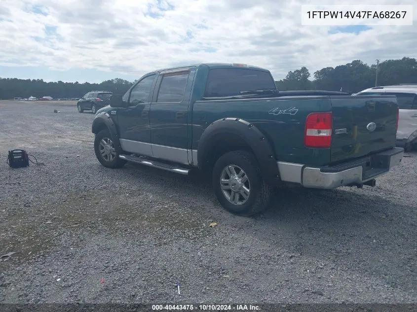 2007 Ford F-150 Fx4/Lariat/Xlt VIN: 1FTPW14V47FA68267 Lot: 40443475