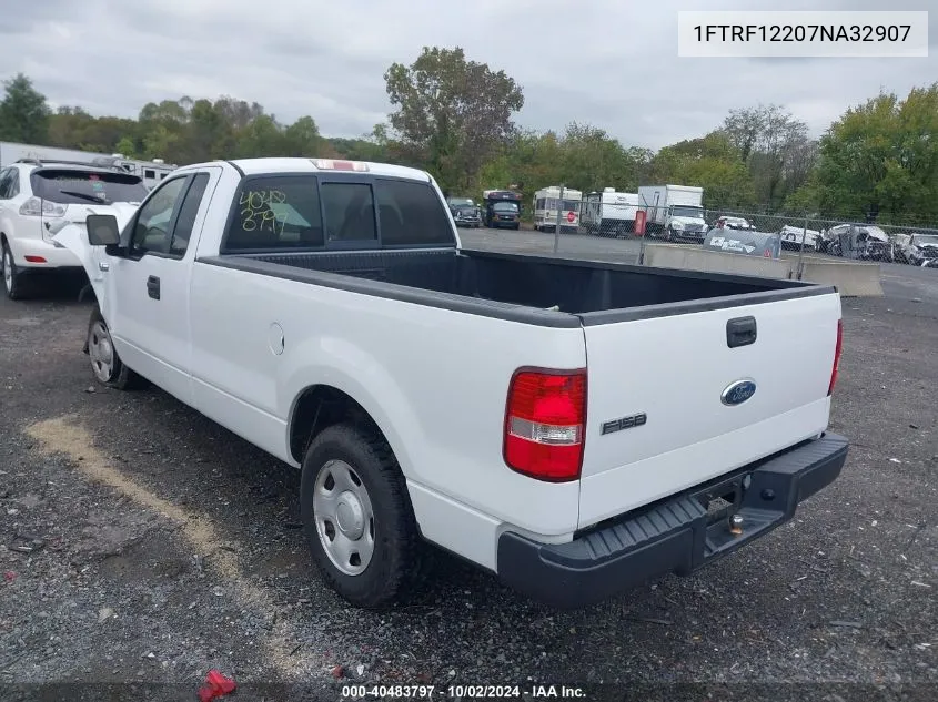 2007 Ford F-150 Stx/Xl/Xlt VIN: 1FTRF12207NA32907 Lot: 40483797