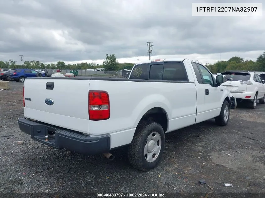 2007 Ford F-150 Stx/Xl/Xlt VIN: 1FTRF12207NA32907 Lot: 40483797