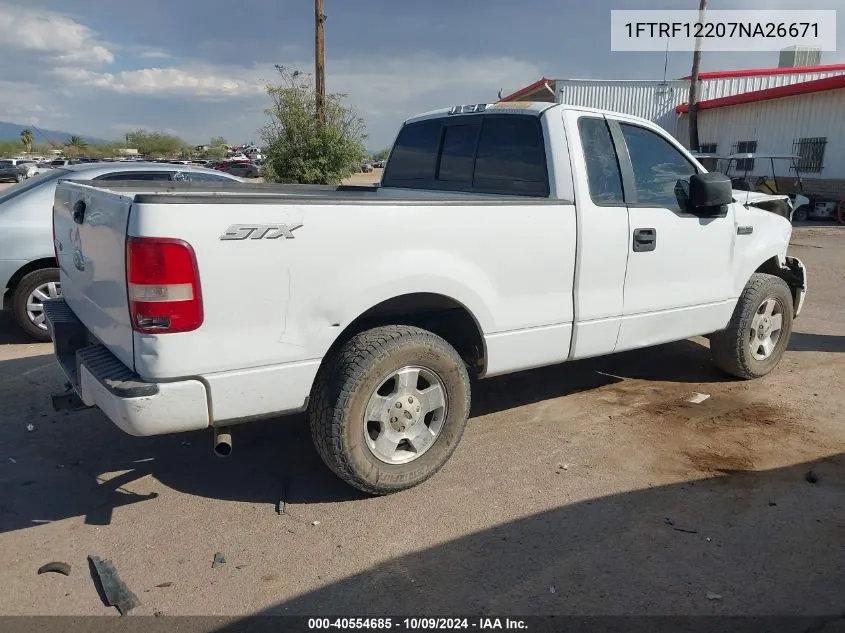 1FTRF12207NA26671 2007 Ford F-150 Stx/Xl/Xlt