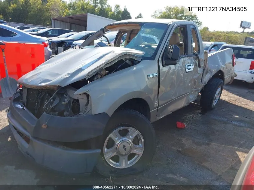 1FTRF12217NA34505 2007 Ford F-150 Stx/Xl/Xlt