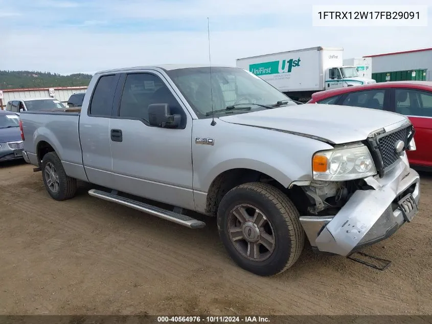 2007 Ford F150 VIN: 1FTRX12W17FB29091 Lot: 40564976