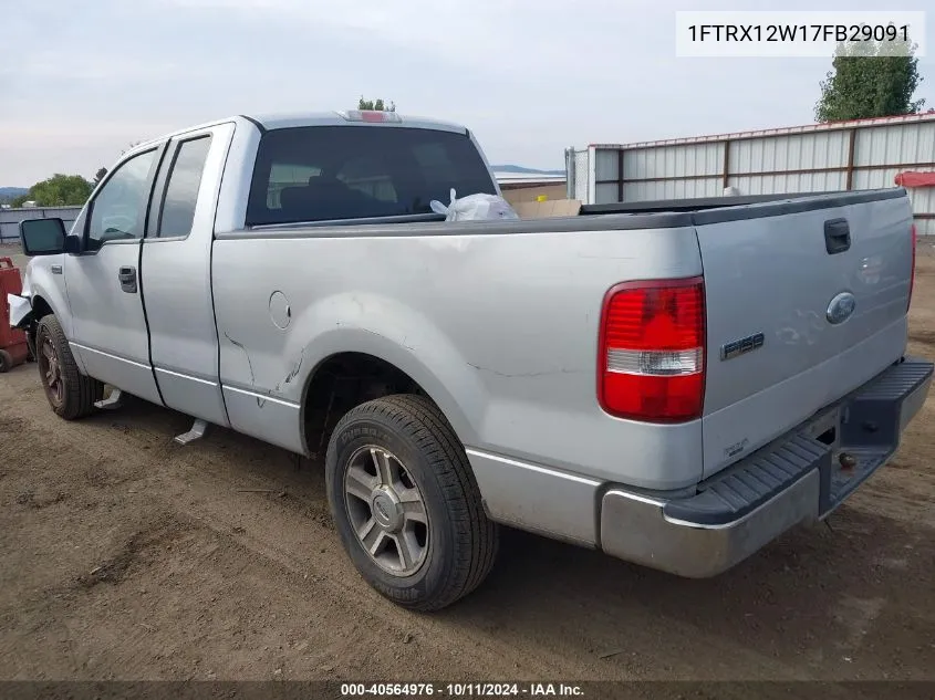 2007 Ford F150 VIN: 1FTRX12W17FB29091 Lot: 40564976