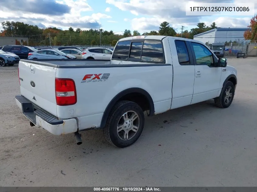 1FTPX12507KC10086 2007 Ford F-150 Lariat/Stx/Xl/Xlt