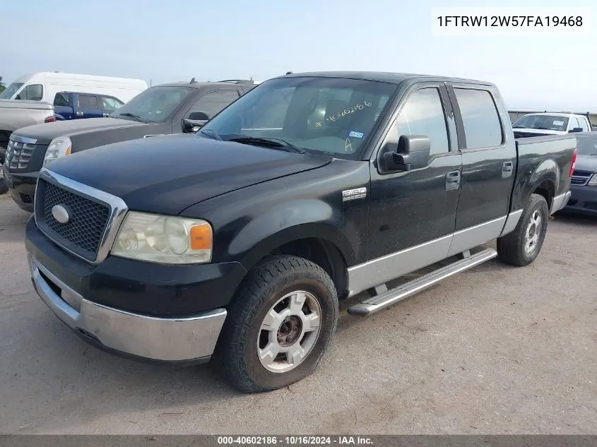 1FTRW12W57FA19468 2007 Ford F-150 Xlt