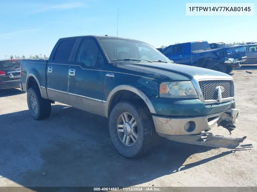 1FTPW14V77KA80145 2007 Ford F-150 Fx4/Lariat/Xlt