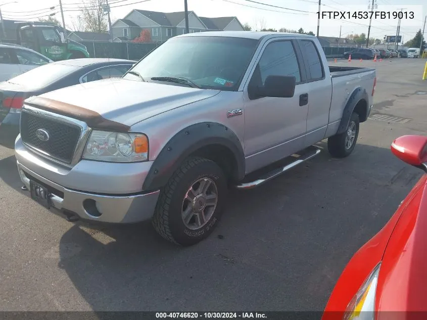 2007 Ford F-150 Fx4/Lariat/Xl/Xlt VIN: 1FTPX14537FB19013 Lot: 40746620