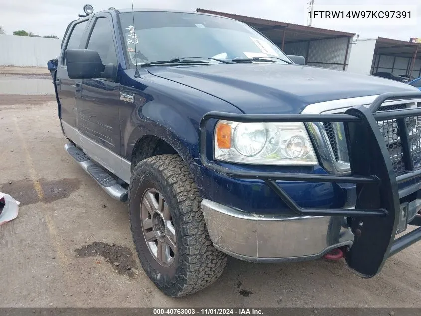 1FTRW14W97KC97391 2007 Ford F-150 Xlt