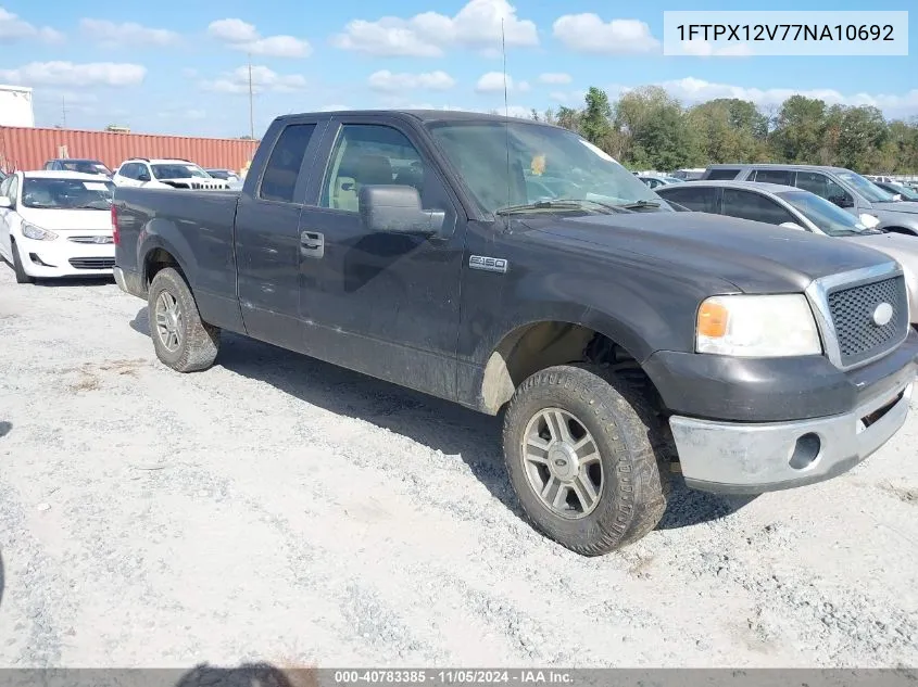 2007 Ford F-150 Lariat/Stx/Xl/Xlt VIN: 1FTPX12V77NA10692 Lot: 40783385