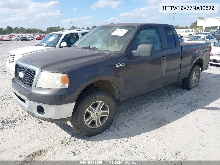 2007 Ford F-150 Lariat/Stx/Xl/Xlt VIN: 1FTPX12V77NA10692 Lot: 40783385