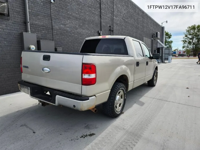 2007 Ford F150 Supercrew VIN: 1FTPW12V17FA96711 Lot: 40788773