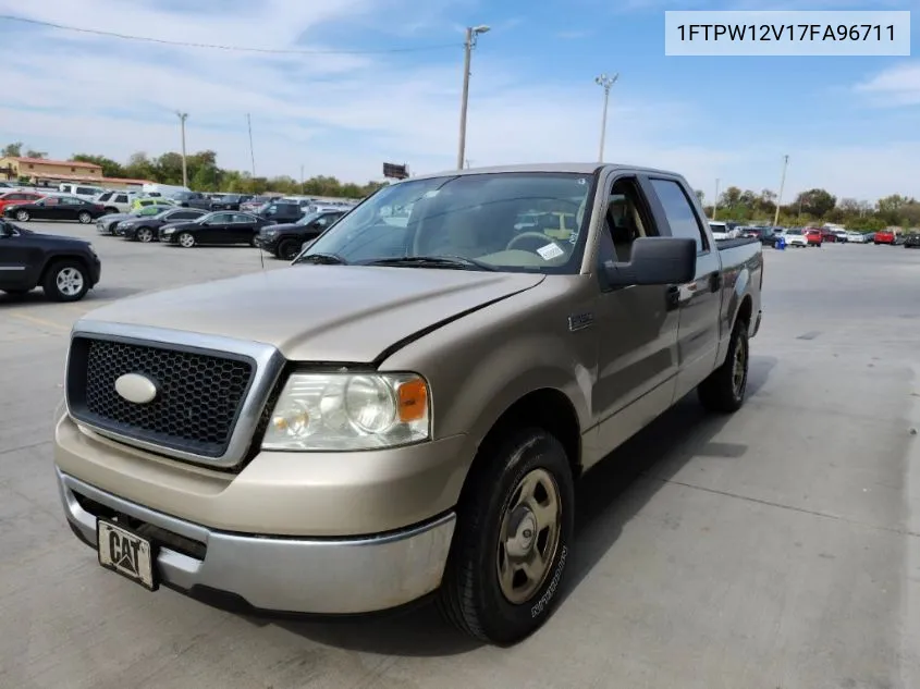 2007 Ford F150 Supercrew VIN: 1FTPW12V17FA96711 Lot: 40788773