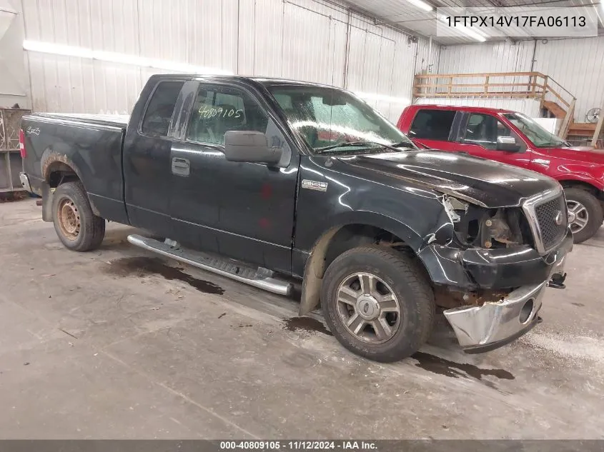 1FTPX14V17FA06113 2007 Ford F-150 Fx4/Lariat/Xl/Xlt