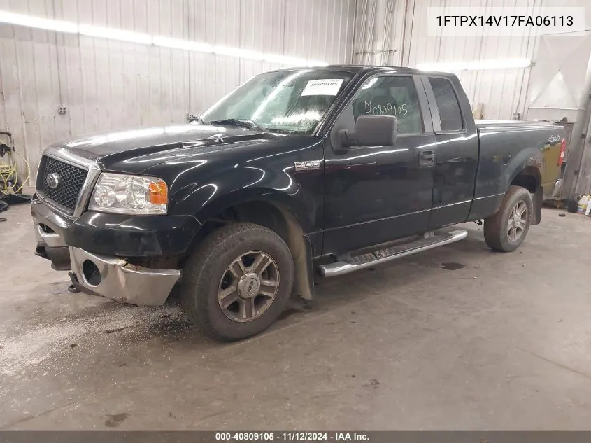 1FTPX14V17FA06113 2007 Ford F-150 Fx4/Lariat/Xl/Xlt